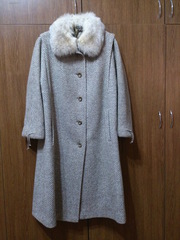 Пальто женское утепленное + шапка