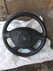 Руль Рено Лагуна 2 с подушкой,  Renault Laguna II air bag,  8200071203B, 